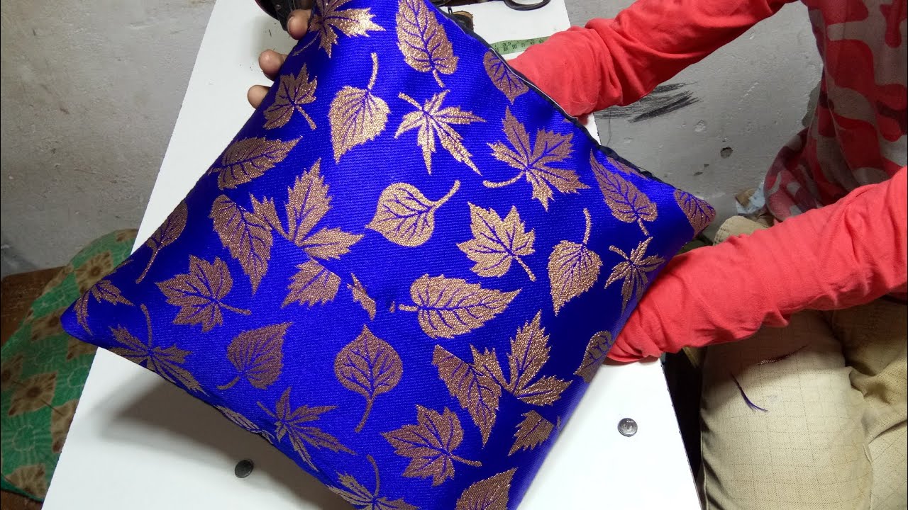 Simple cushion cover || बचे हुऐ कपडे़ से बनाऐ कुशन कबर