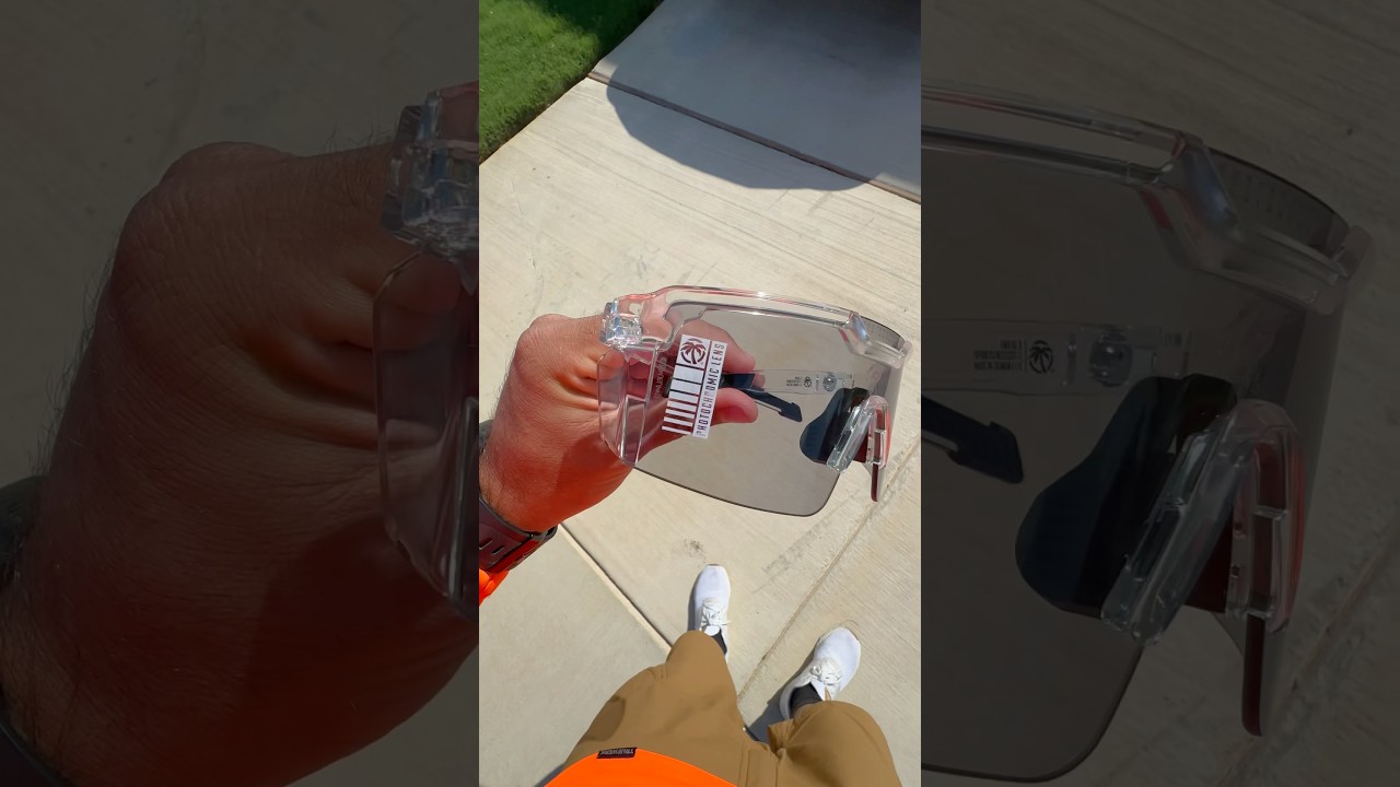 Photochromic Safety Glasses?! 😎 ​⁠@heatwavevisual #heatwave