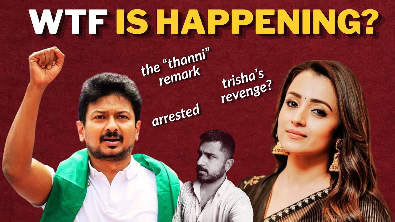 Trisha Vs Udhayanidhi 👊 | Udhayanidhi Arrested | Politics ❌ Shameless Circus ✅
