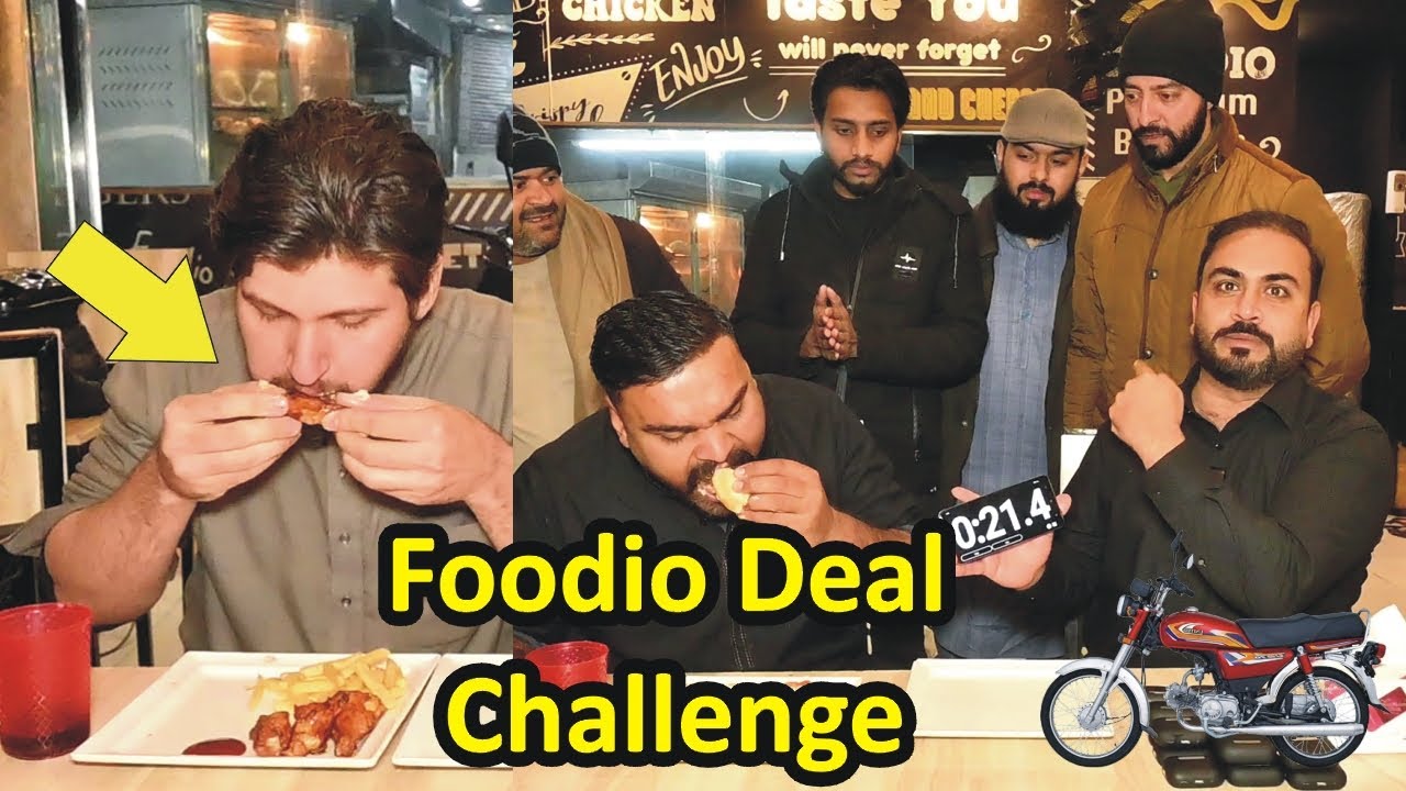 Foodio Deal Eating Competition / Prize Motorcycel