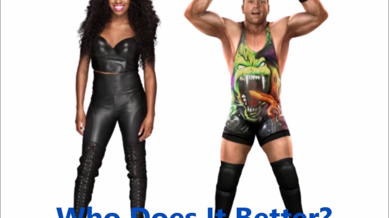 Naomi vs Rob Van Dam- Split Legged Moonsault