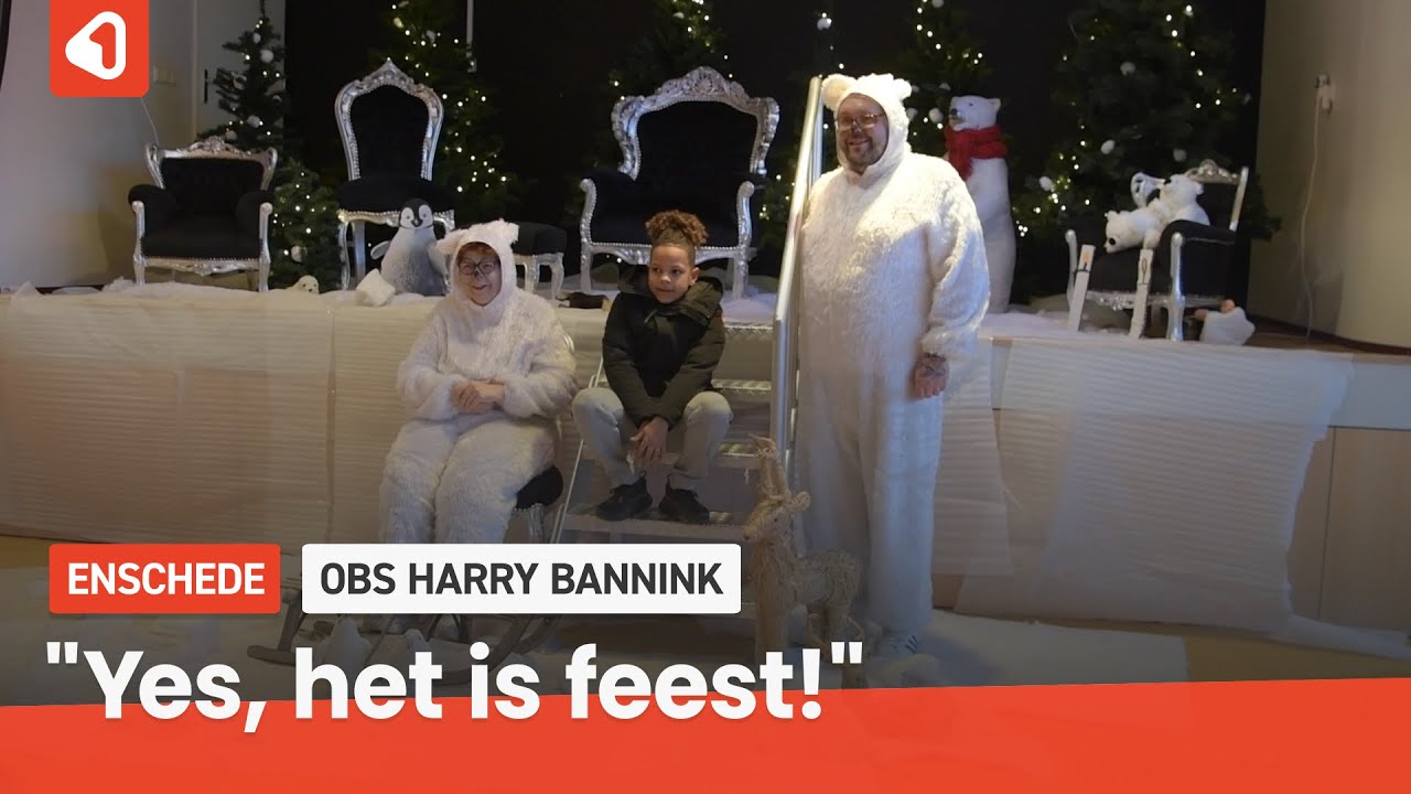 Leerlingen van basisschool Harry Bannink verrast met winterfeest : 