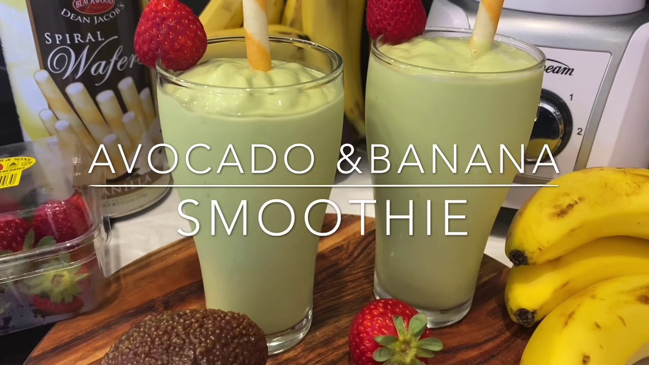 The best avocado 🥑 & banana 🍌 Smoothie