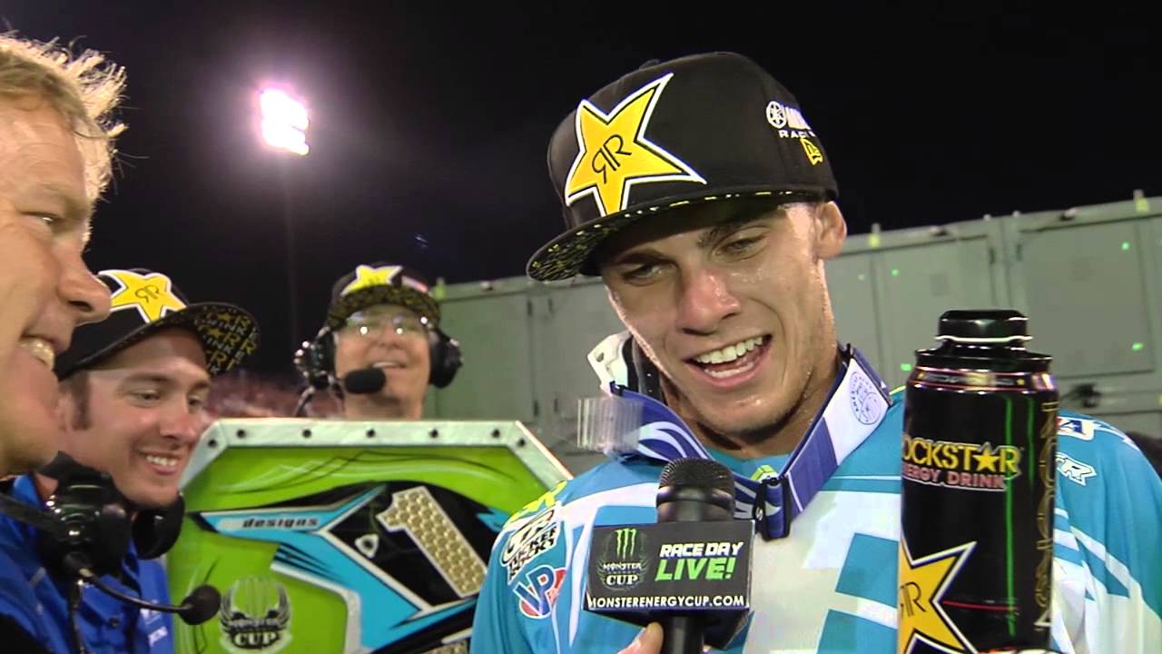 Monster Energy Cup 2014 - Podium Interview with Aaron Plessinger