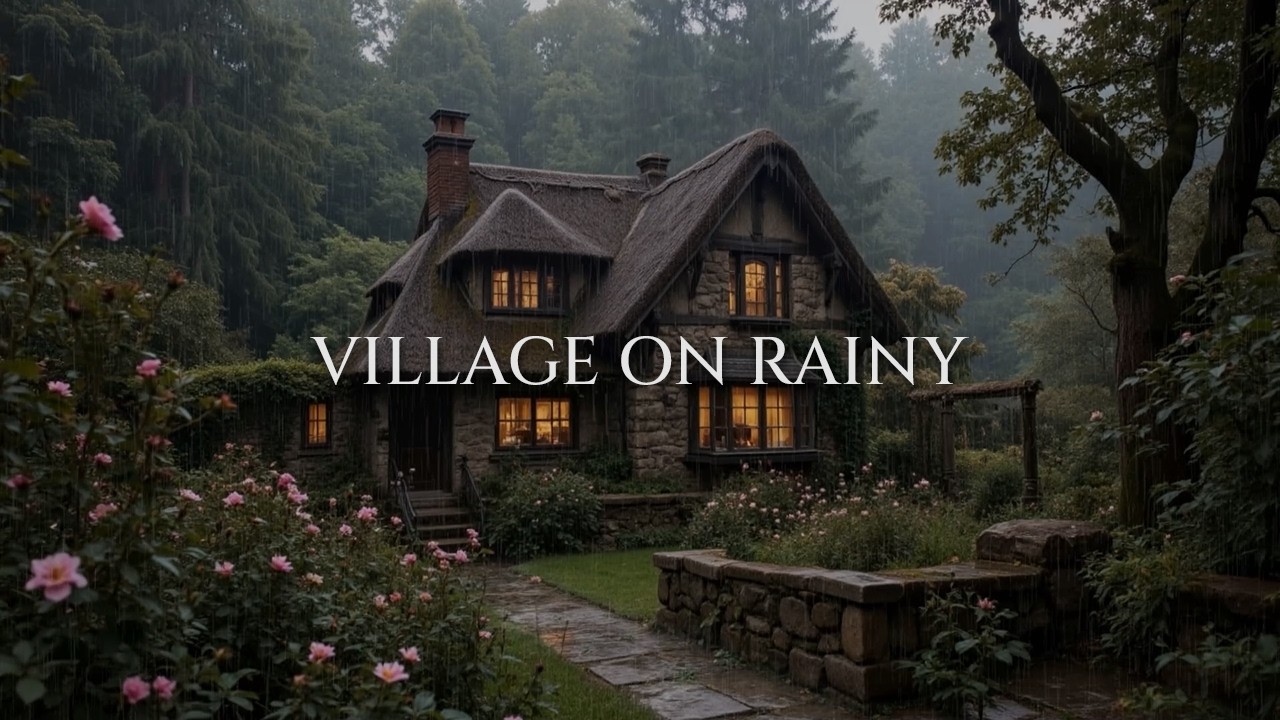 You're Alone in a Silent Village on a Rainy Day | Dark Academia Instrumental for Reflection