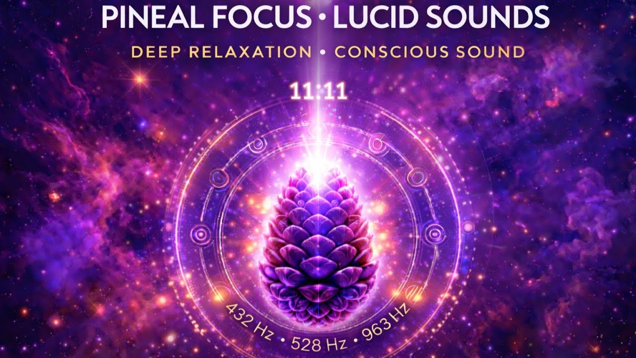 11:11 | Pineal Focus Session • Solfeggio Frequencies 432Hz • 528Hz • 963Hz#1111#solfeggio#pineal