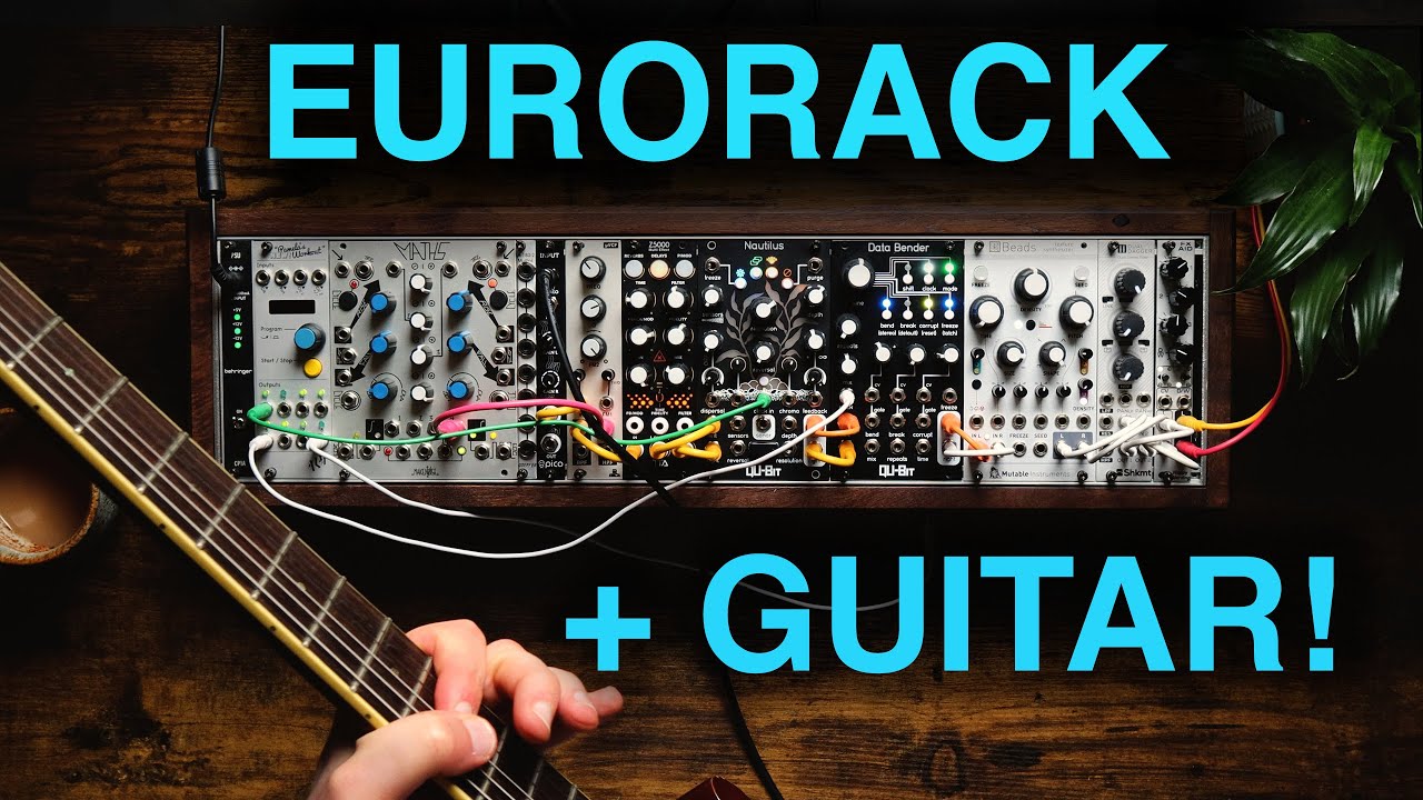 Processing Guitar with my Modular FX Rack!
