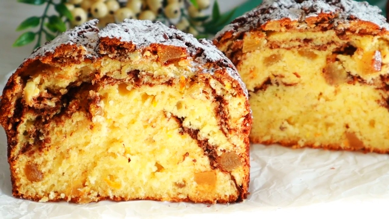 Мраморный творожный ПАСХАЛЬНЫЙ КЕКС&mdash; мягкий сегодня, идеальный завтра! Быстрый рецепт без дрожжей 