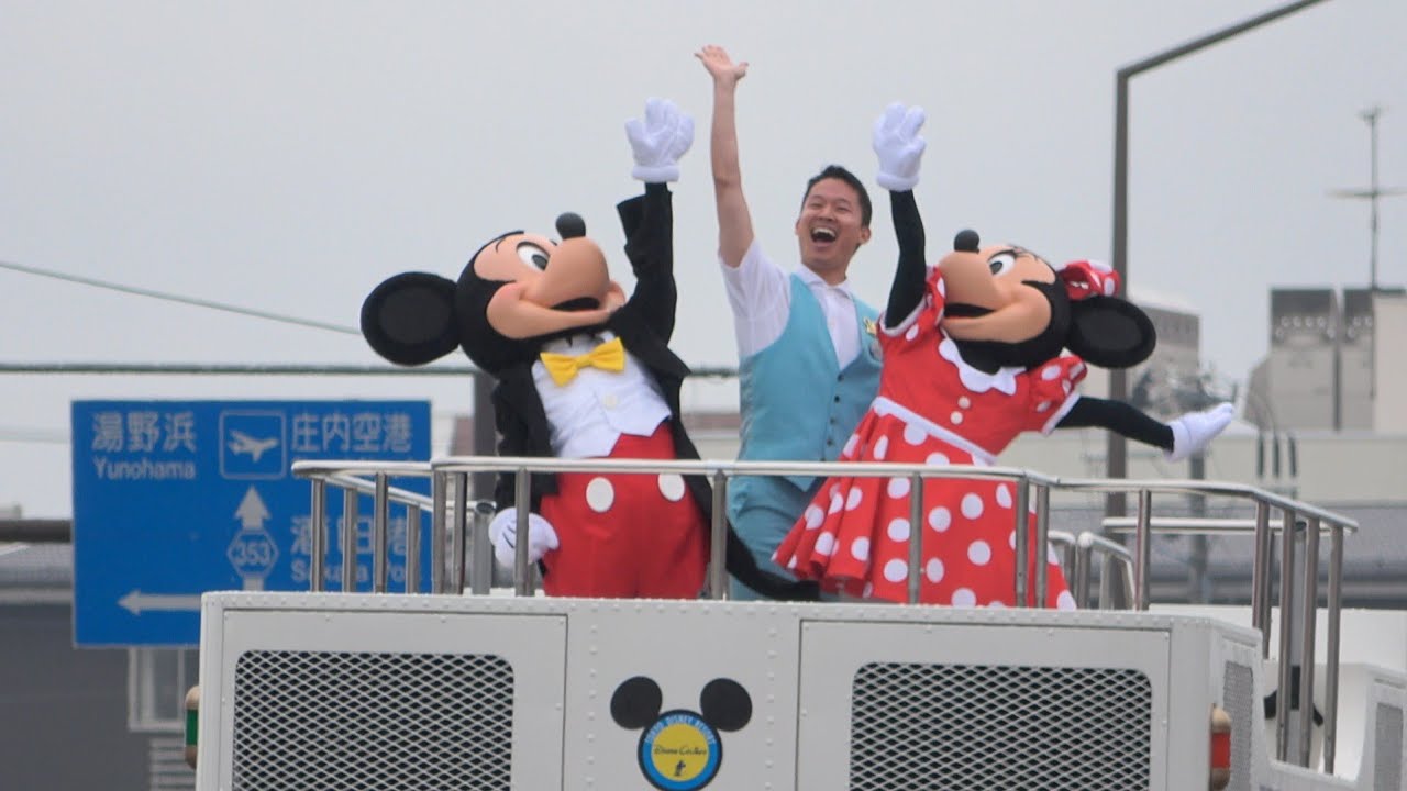 【日本初！男性アンバサダーさん初登場】東京ディズニーリゾートスペシャルパレード in 令和6年酒田まつり本祭り　2024.5.20