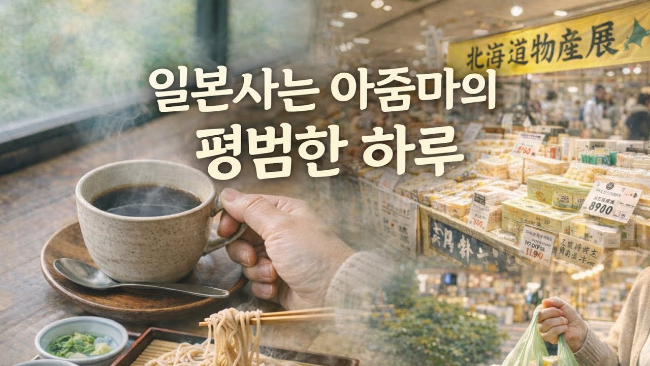 일본사는 아줌마의 평범한 하루｜소바·커피·北海道物産展