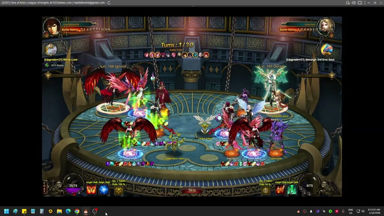 League Of Angels 2025  BR isn't everything Part 12 (5.1B vs 129B)