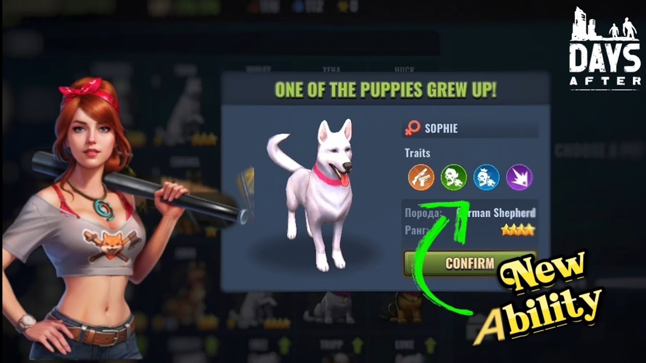 Days After || Everything About Dog,  After New Update || New Dog Skills.