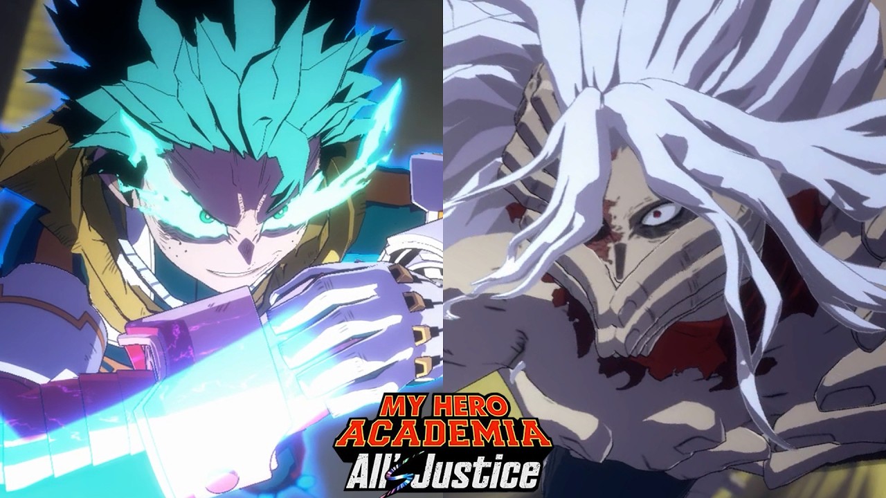 My Hero Academia All's Justice - Deku (One For All) Vs Shigaraki (All For One) Boss Fight Gameplay