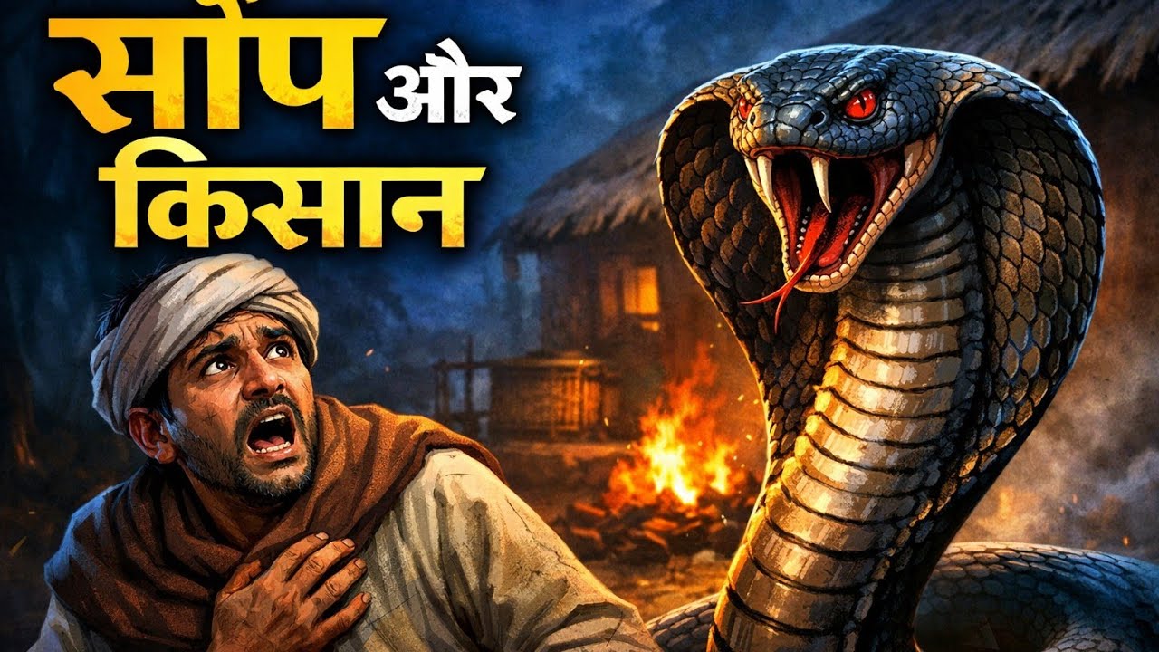 साँप🐍और किसान की कहानी।। Snack and farmer story साँप की कहानी