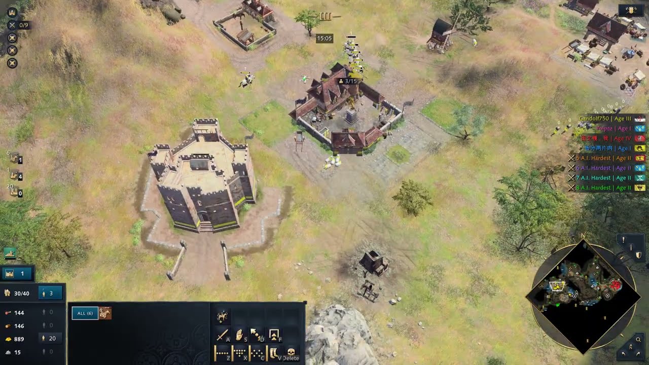 Battle # 00013 Mountain Lakes - Age of Empires IV