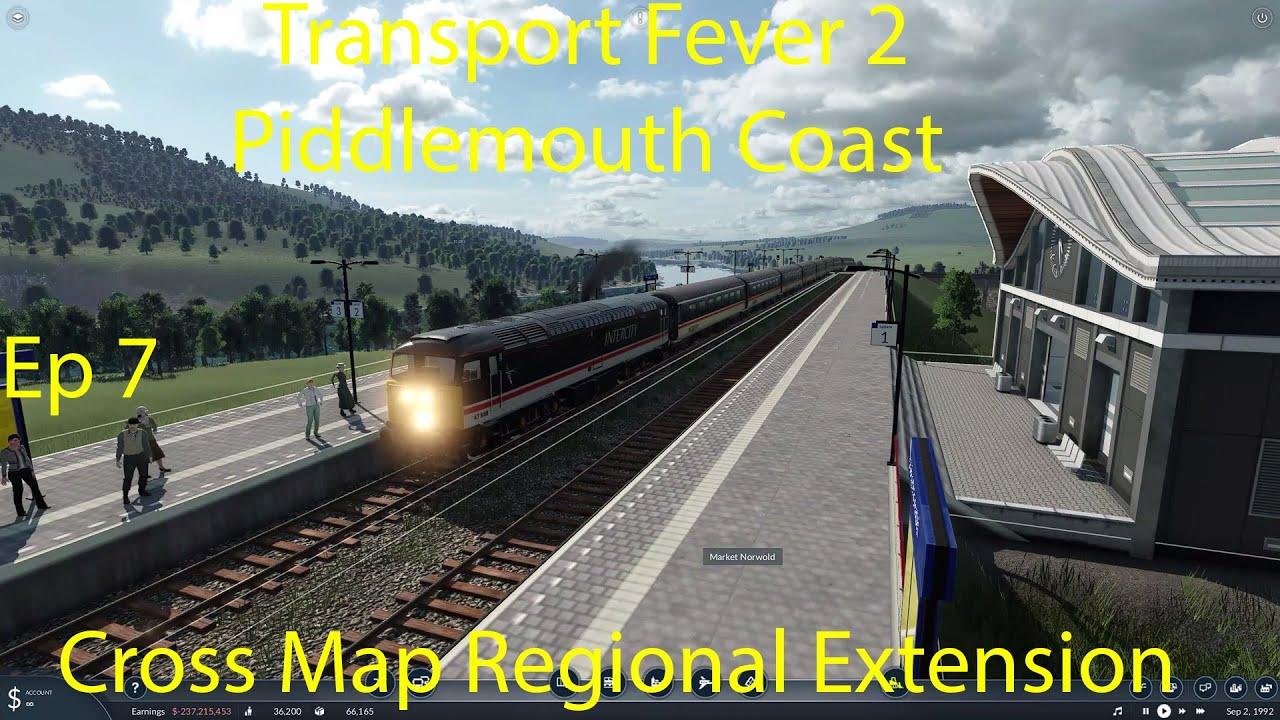 Transport Fever 2 (Piddlemouth Coast) - Cross Map Regional Extension (Ep 7) (1991)