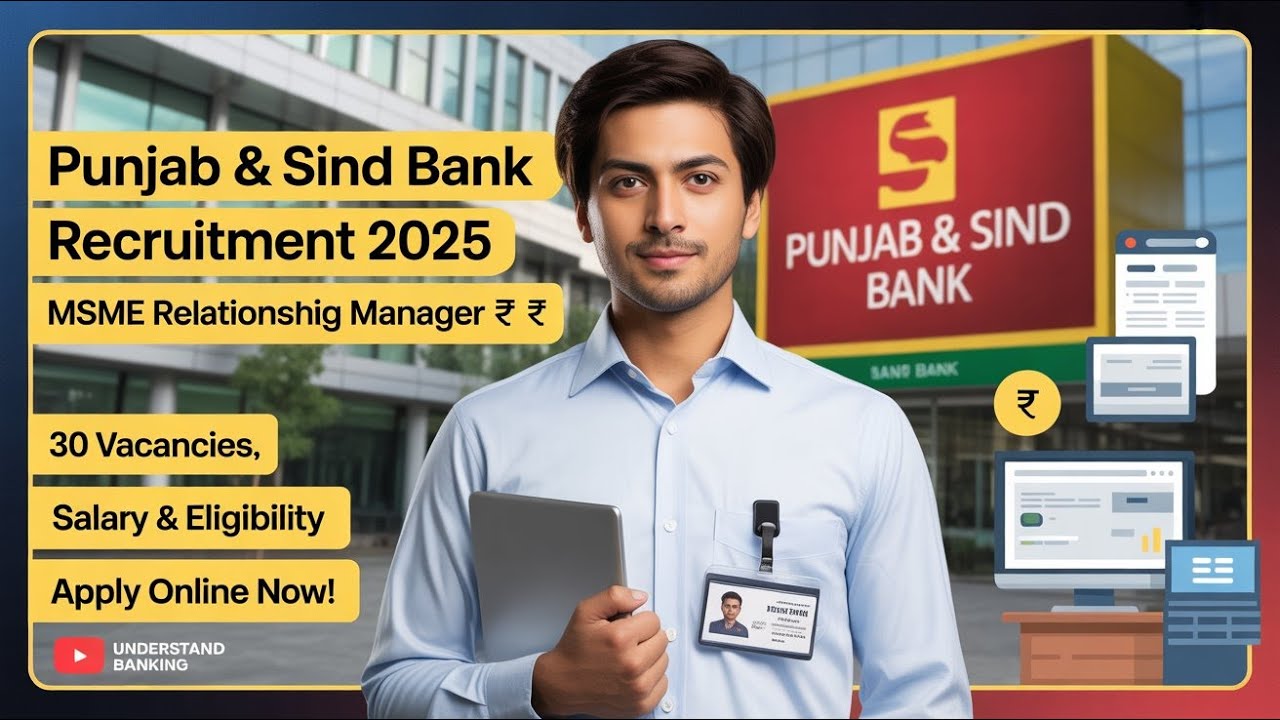 💼 Punjab & Sind Bank Recruitment 2025 😱 | MSME Relationship Manager | Full Details | Apply Now