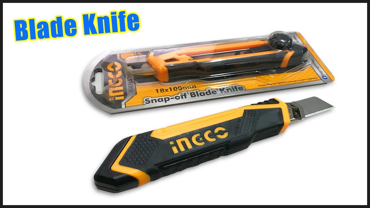 iNGCO Hand Tools Snap off Blade Knife HKNS16618