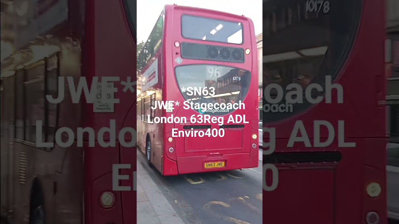 *SN63 JWE* Stagecoach London 63Reg ADL Enviro400