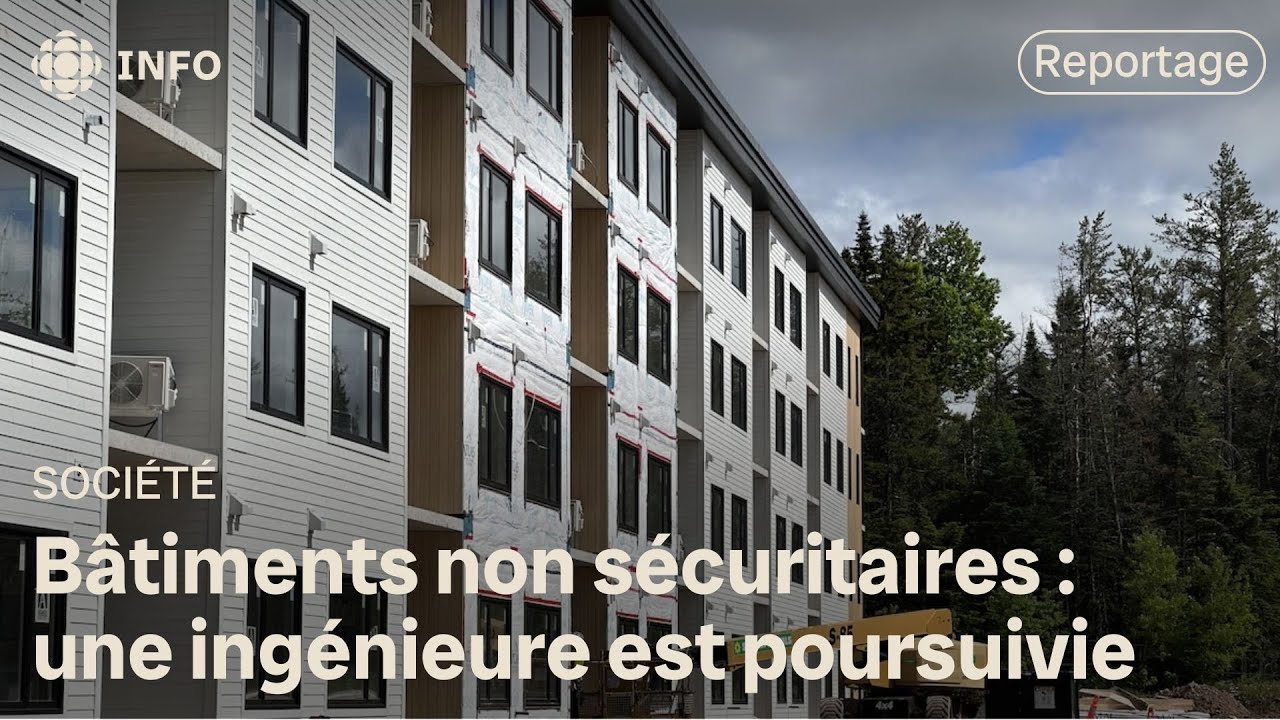 Une ingénieure du Nouveau-Brunswick est accusée d’avoir conçu des plans d’immeubles déficients