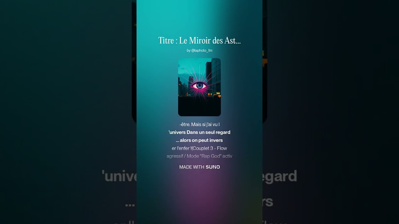 Titre   Le Miroir des Astres