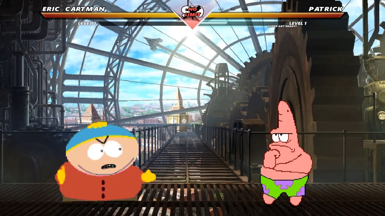 Eric Cartman vs Patrick Star [EPIC FIGHT MUGEN]