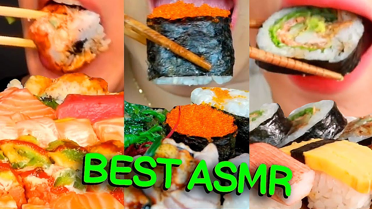 Sushi Compilation Asmr Eating - Mukbang, Lychee, Zach Choi, Sas Asmr, ASMR Phan, Hongyu | Part 371