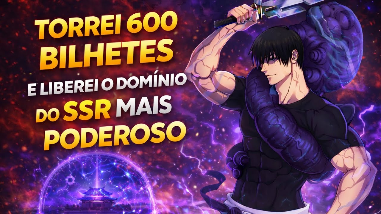 TOJI com domínio é ABSURDAMENTE forte - 5 SP recrutado no BAU AVANÇADO - Rei do jujutsu BR