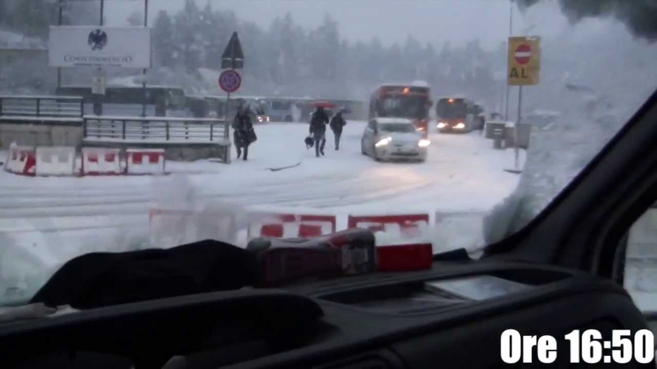 Neve a L'Aquila: Le tre ore di caos_www.news-town.it