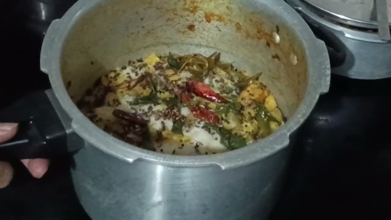 Hyderabad budma dal tadka N gosh fry 