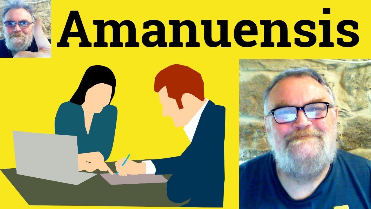 😎 Amanuensis Meaning - Amanuensis Definition - Amanuensis Defined - Amanuensis Examples - Amanuensis