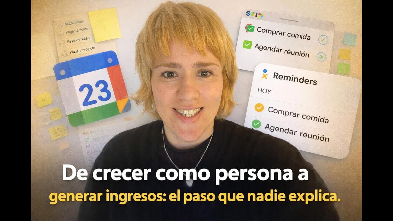 De crecer como persona a generar ingresos: el paso que nadie explica