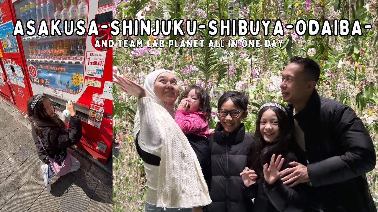 Family Travel Japan | Tokyo | Exploring City and Team Lab Planet