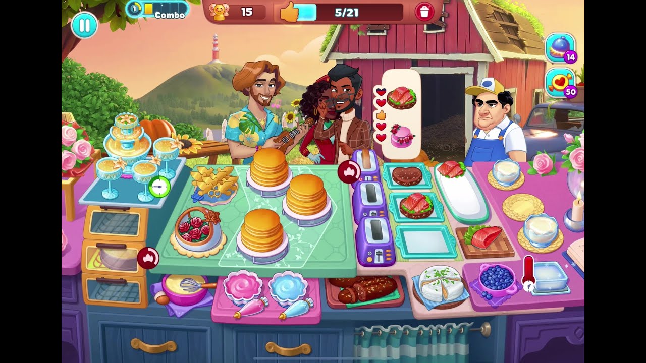 Chef & Friends - 10. Marry Me Levels 354-1, 354-2, 354-3 (No Boosters)