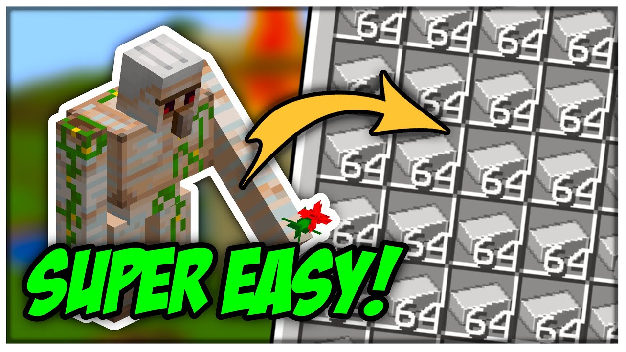 Super Simple IRON FARM Tutorial Minecraft Java 1.18 &bull; Easy and Compact