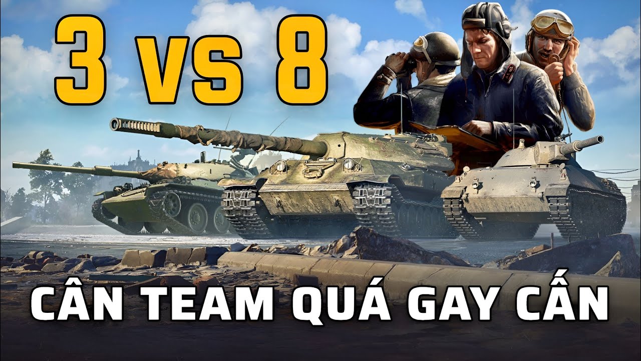 Trận đấu phối hợp đồng đội kịch tính trong World of Tanks