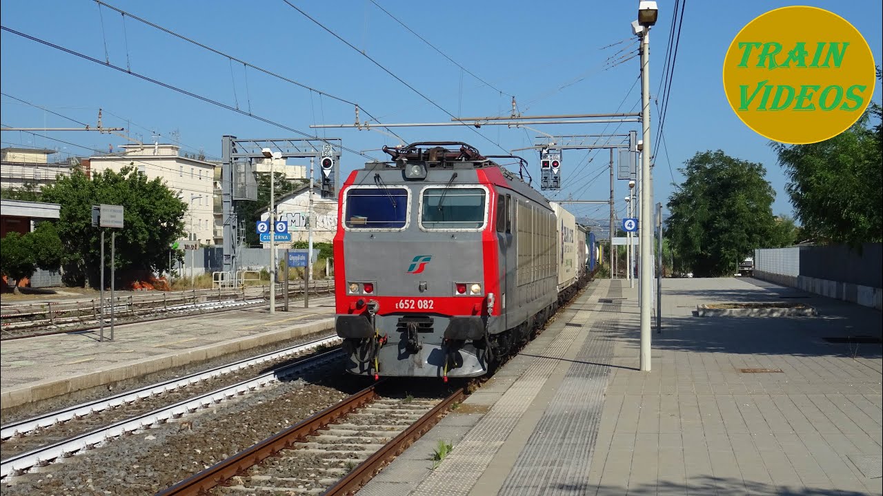 Solo Tigri E652 in transito sulla Ferrovia Roma Napoli via Formia (Parte 1)