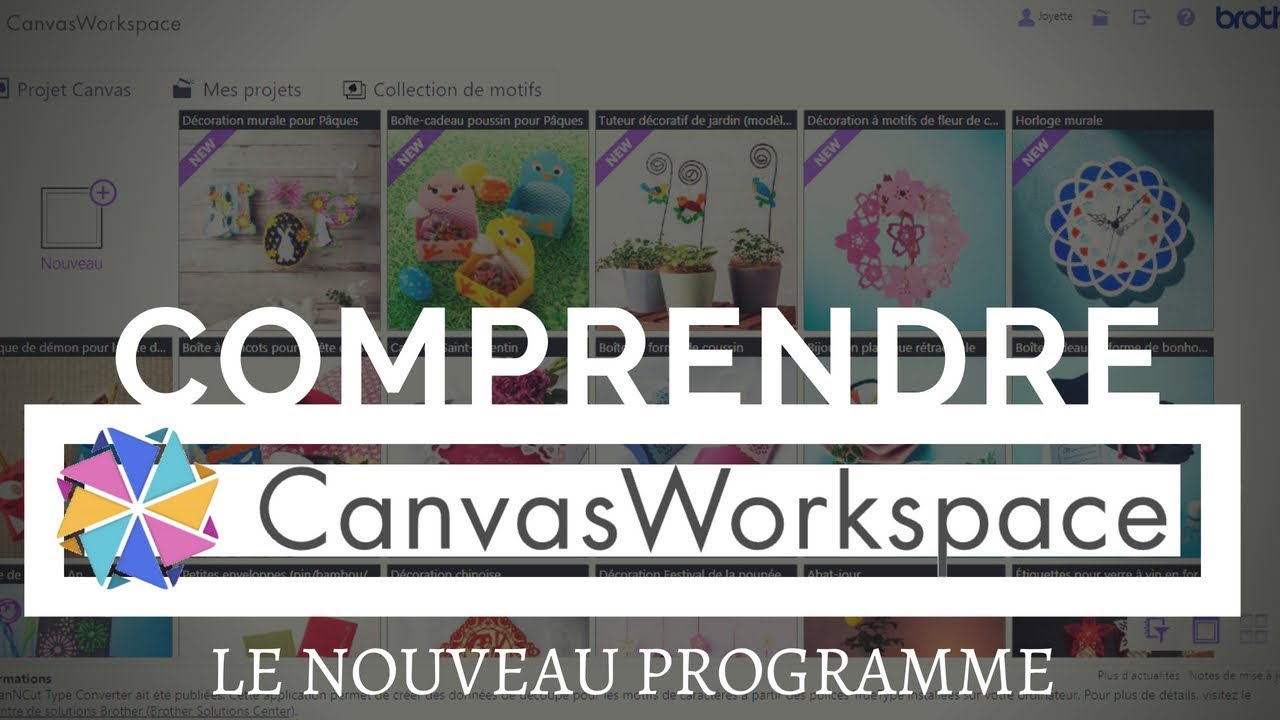 {Scan N Cut} Canvas Workspace, le nouveau programme...