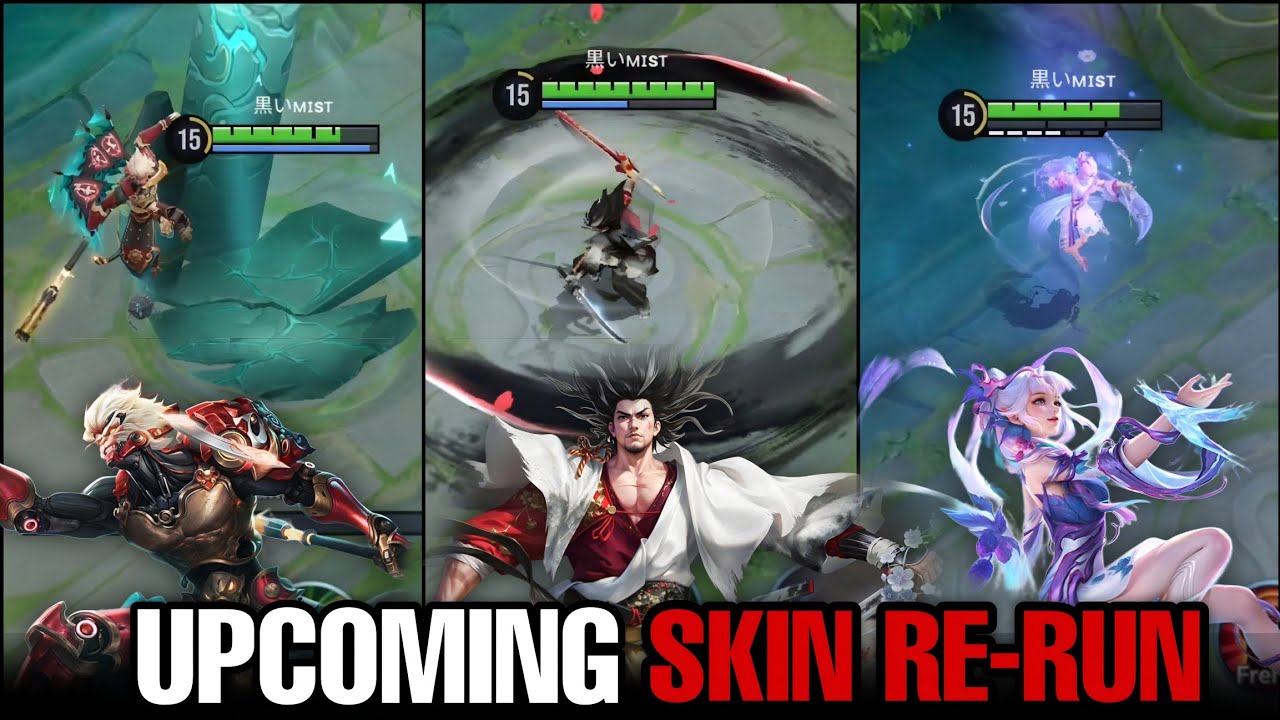 3 UPCOMING LIMITED SKIN RE-RUN | HONOR OF KINGS