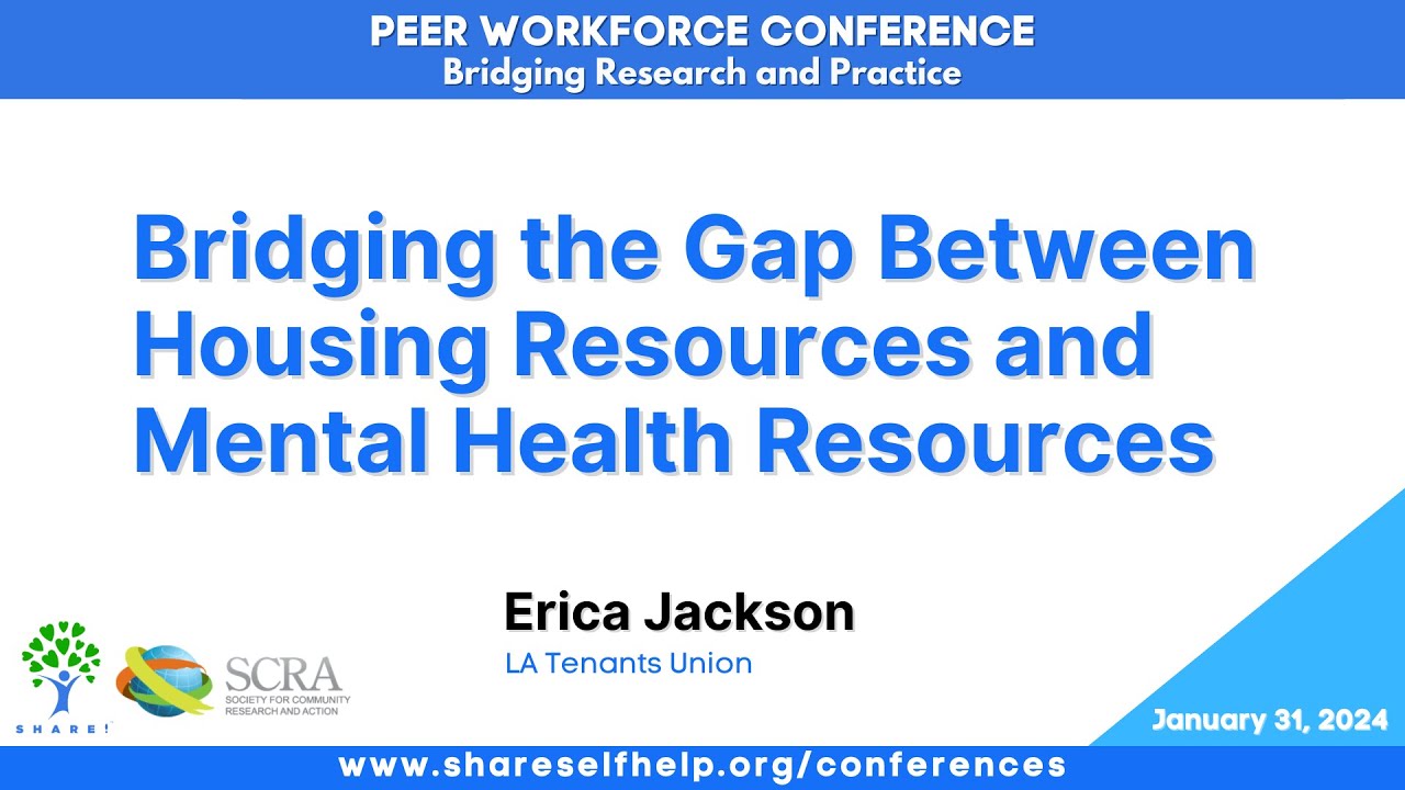 Bridging the Gap Between Housing Resources and Mental Health Resources