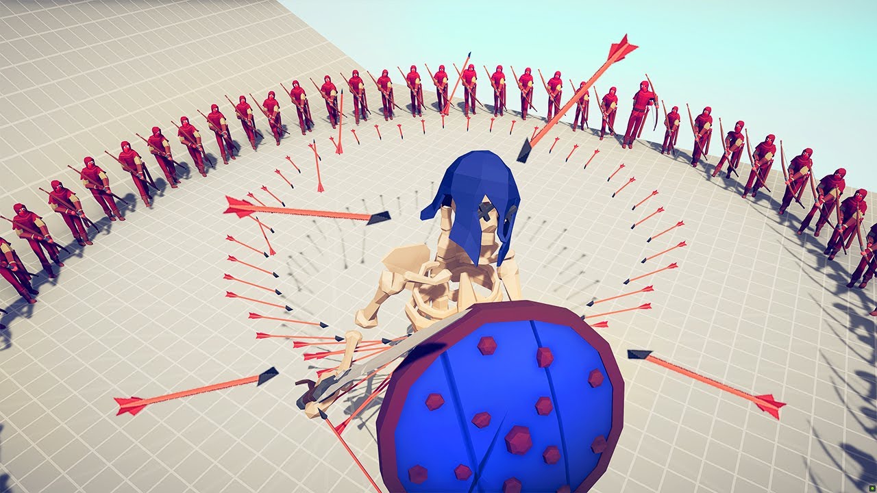 100x ARCHER vs EVERY UNIT Ring - Totally Accurate Battle Simulator TABS