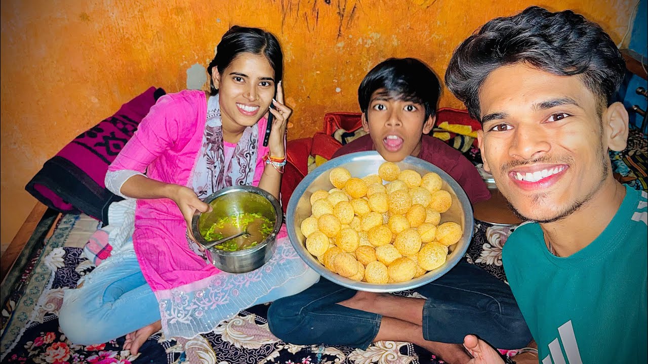 Pani Puri Eating Challenge 🤣🤣 Popat Ho Gaya 