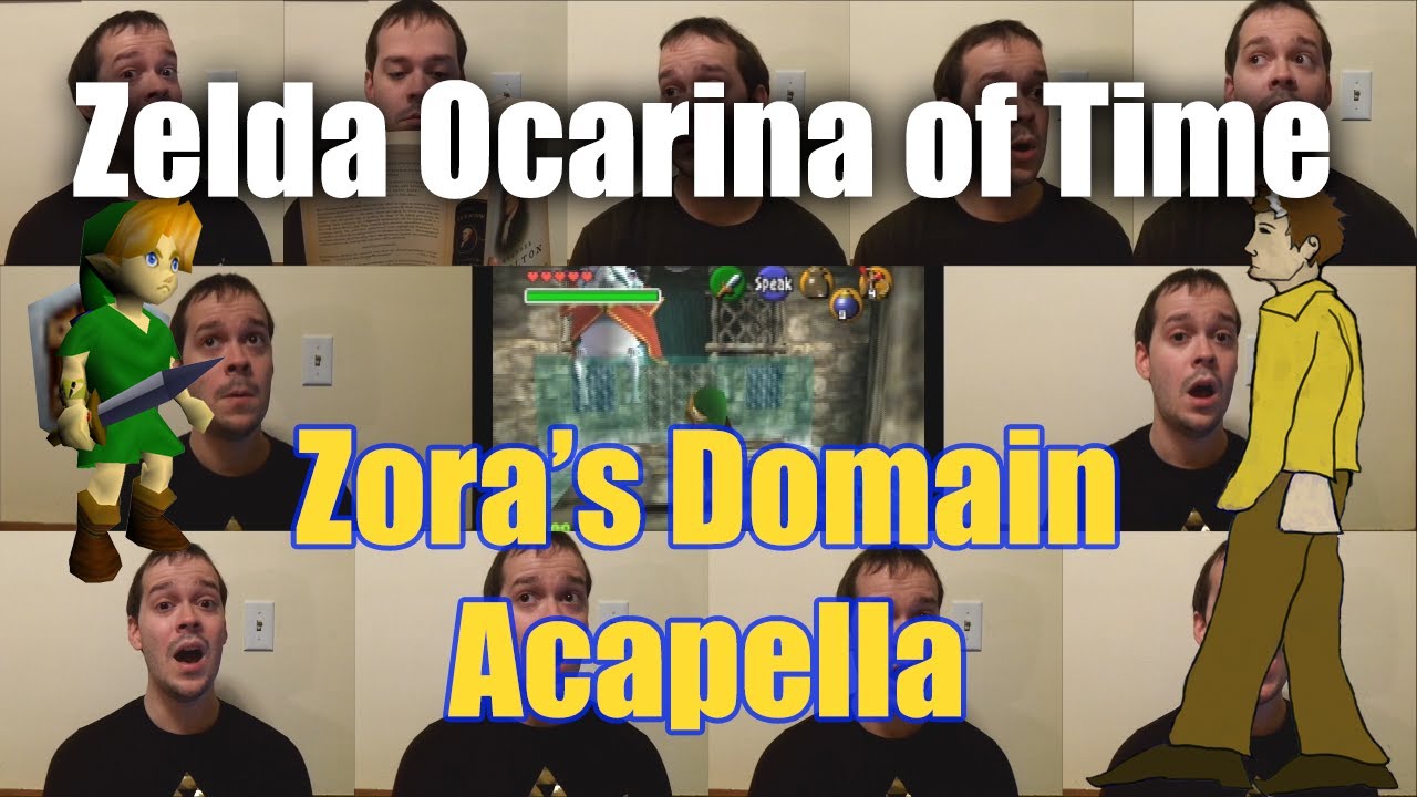 Zelda Ocarina of Time Zora's Domain Acapella - Jaron Davis