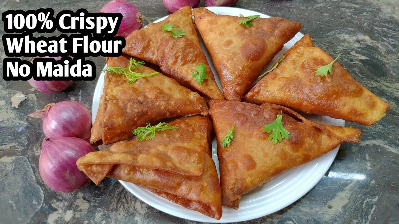 1 ಕಪ್ ಗೋಧಿ ಹಿಟ್ಟಿನಿಂದ ಈ ಸಮೋಸ ಮನೆಯಲ್ಲೆ ಮಾಡಿ ತಿನ್ನಿ| Onion Samosa Recipe at Home | Samosa in Lock Down