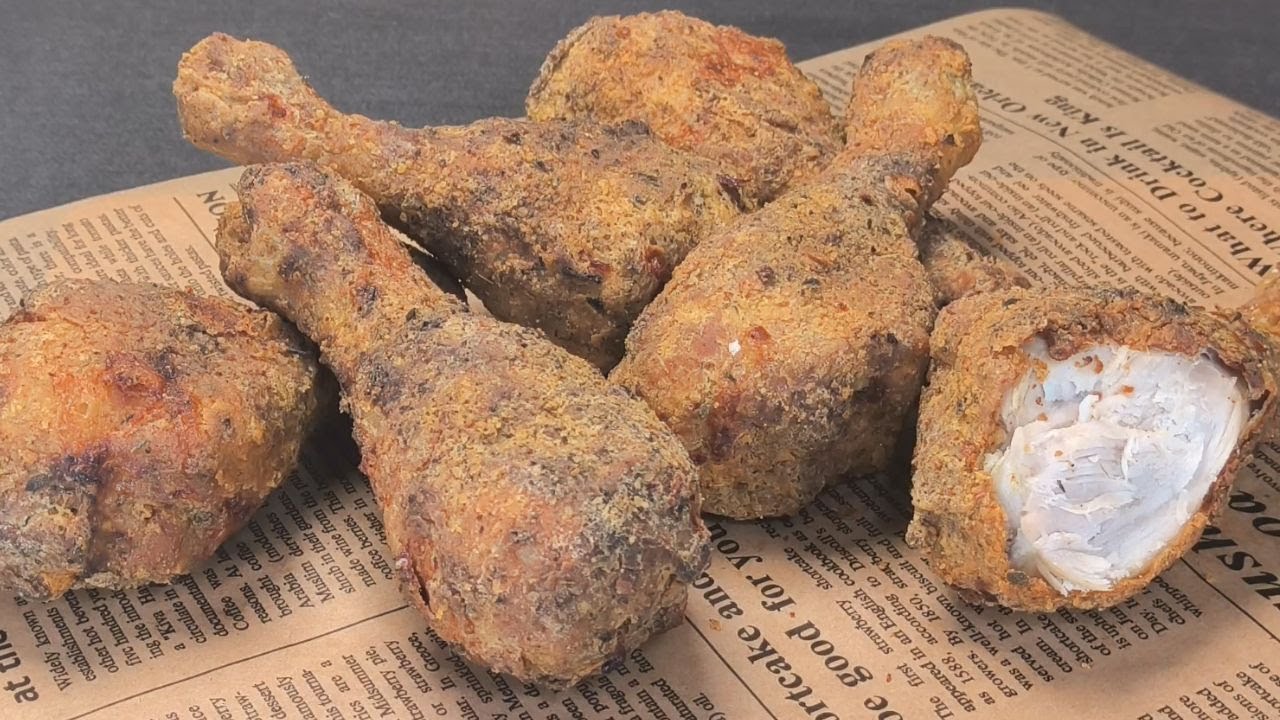 Pollo al estilo Popeyes en Freidora de Aire | Crujiente, Jugoso y Sin Freír