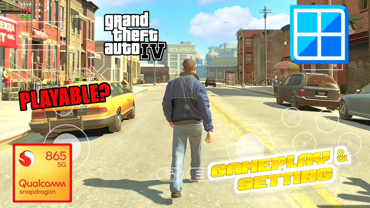 GTA IV on Android Using Winlator | Snapdragon 865 Performance Test