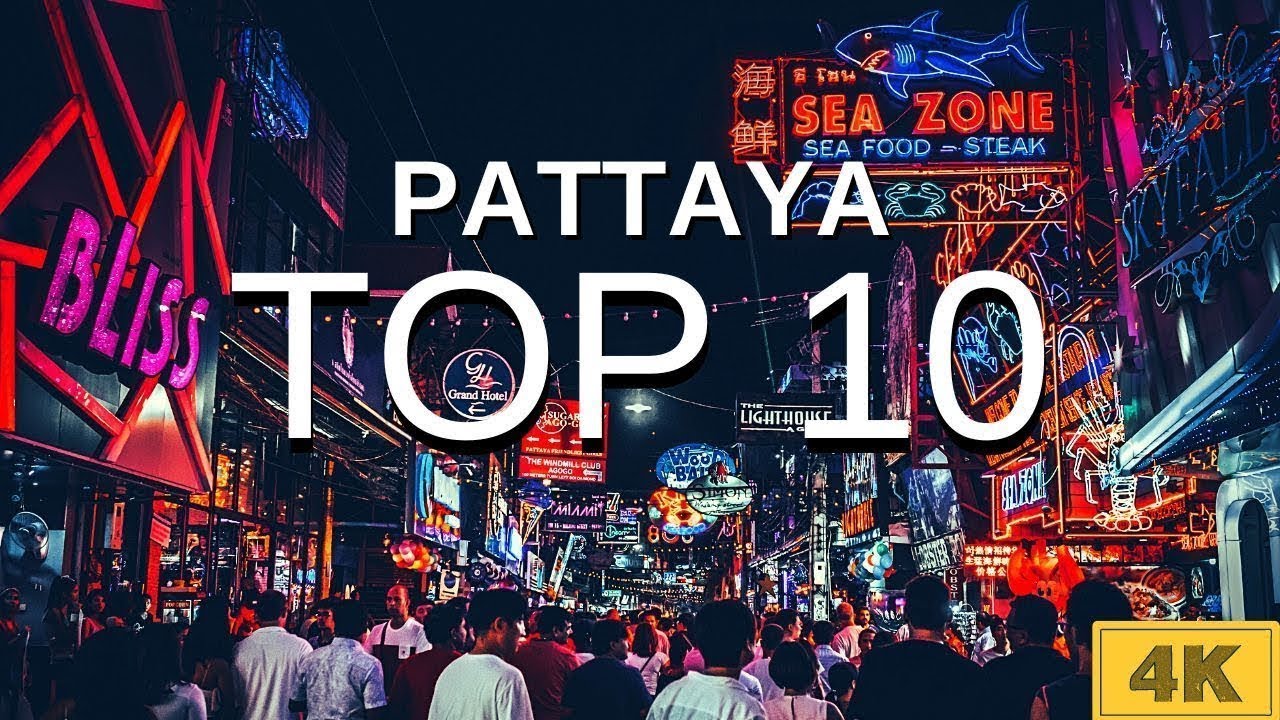 Top 10 things to do in PATTAYA 2023| Pattaya Nightlife Walking Street 4K