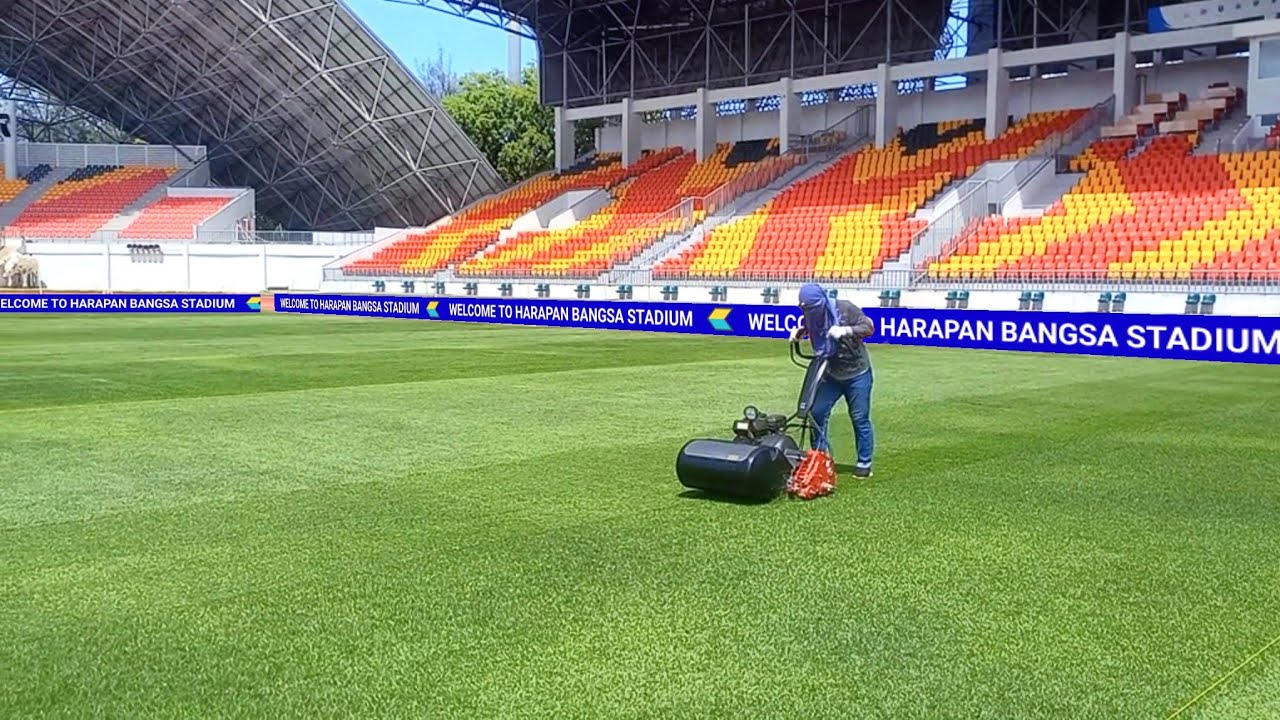 MANTAP‼️SELESAI PON KUALITAS TETAP TERJAGA, RUMPUT MEWAH, STADION HARAPAN BANGSA, BANDA ACEH