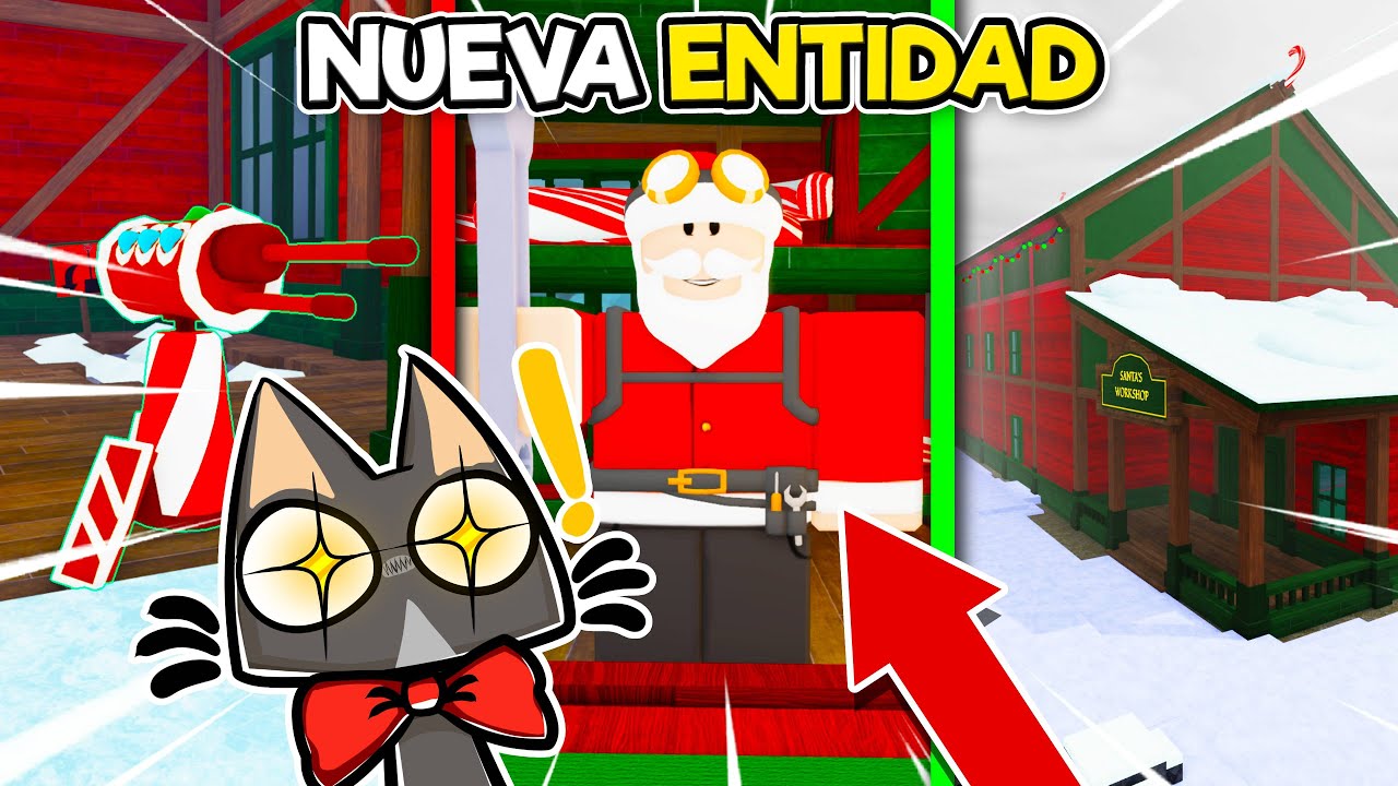 Derrot&eacute; al SANTA IMPOSTOR 😱 y LIBERE A LOS ELFOS en 99 NOCHES EN EL BOSQUE ROBLOX ACTUALIZACION