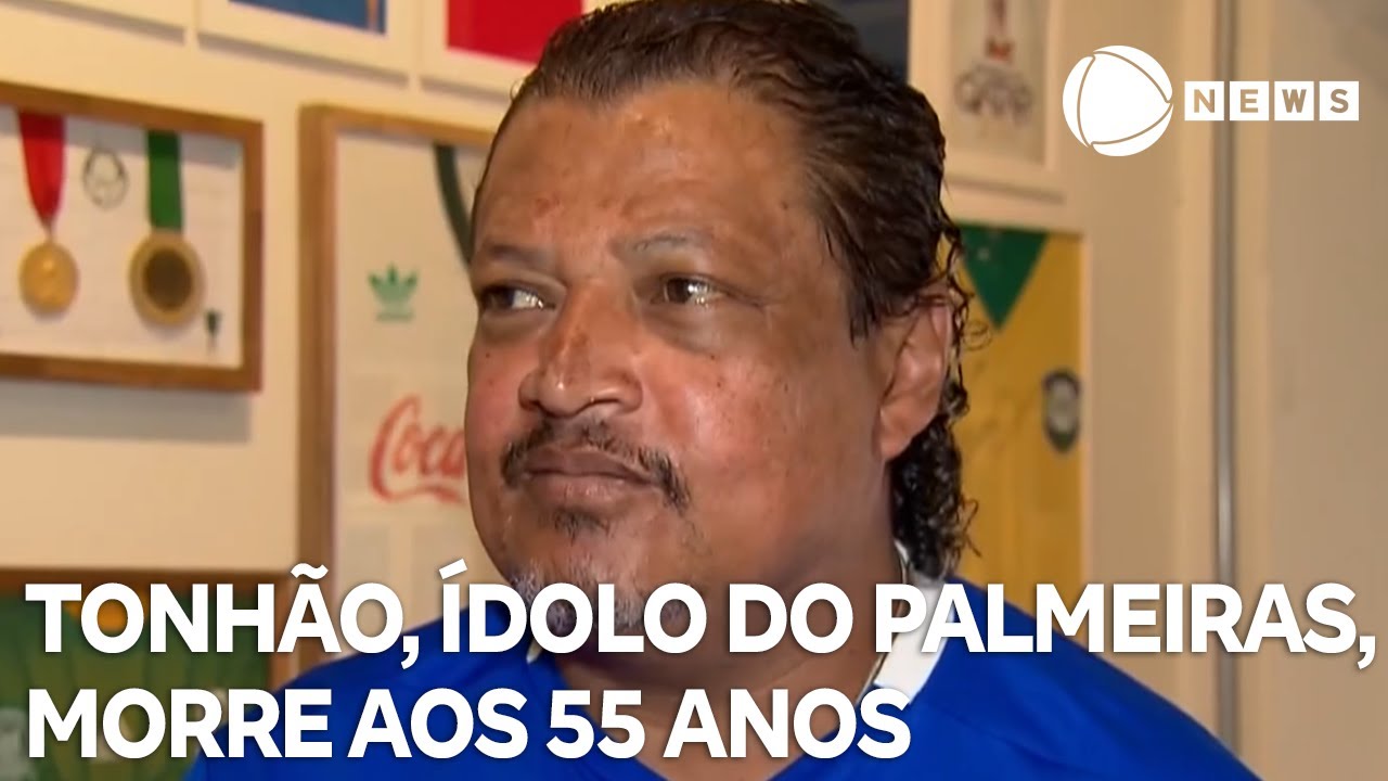 Tonh&atilde;o, &iacute;dolo do Palmeiras nos anos 90, morre aos 55 anos